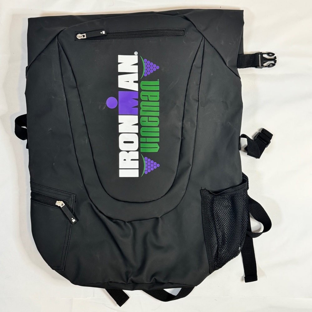 Ironman Vineman 70.3 Triathlon Transition Backpack – waterproof Participant  Bag